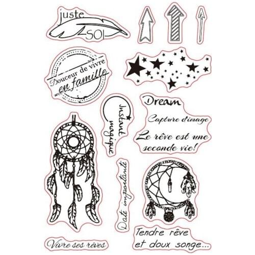 Good Wish Dream Transparent Clear Silicone Stamp Seal DIY Scrapbooking photo Album A0222