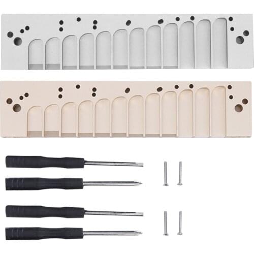 Harmonica Comb 12‑Hole Chromatic Scale for HOHNER 270D Original 270 LA12 TOOTS Reed Plate Harmonica Accessories
