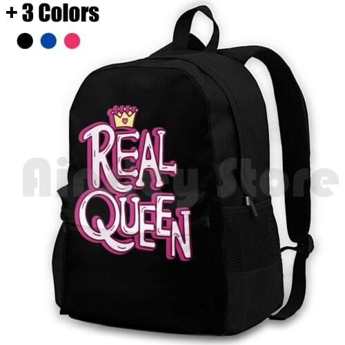 Real Queen Outdoor Hiking Backpack Riding Climbing Sports Bag Queen Girls Womens Power Movie Cinema Superhero