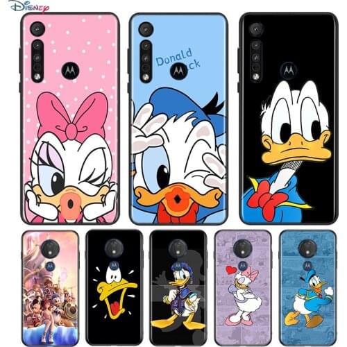 Cartoon Donald Duck For Motorola G9 G8 G Stylus Power One Fusion Hyper Edge E7 E6 5G Plus Play Lite Soft Phone Case