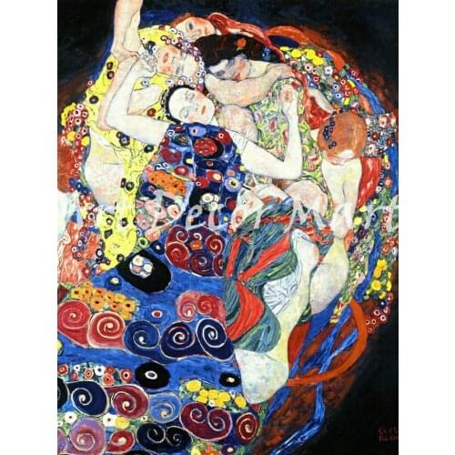 The Virgin-Klimt Art Film Print Silk Poster Home Wall Decor 24x36inch