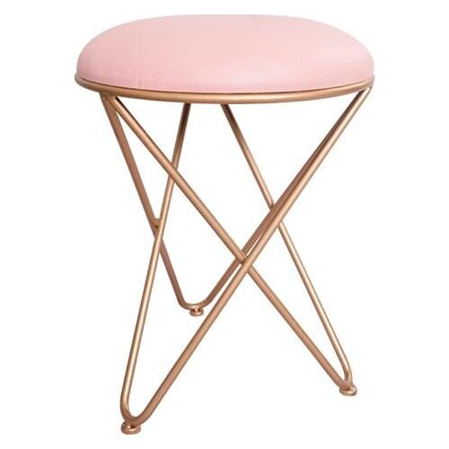 Modern Minimalist Bedroom Princess Girl Heart Dressing Table Stool Nordic Net Red Ins Makeup Chair European Style Nail Chair