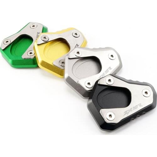 Motorcycle Kickstand Extension Plate Support Plate Pad Side Stand Enlarge For Kawasaki ZX 10R ZX10R 2011-2018