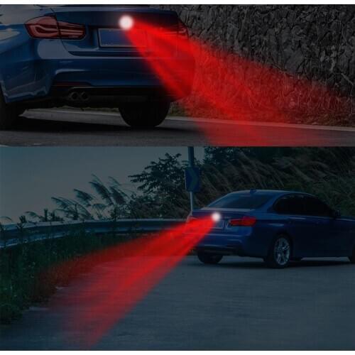 Waterproof Car Taillight 12-24V Anti-Collision End Rear Tail Fog Driving Laser Caution Light