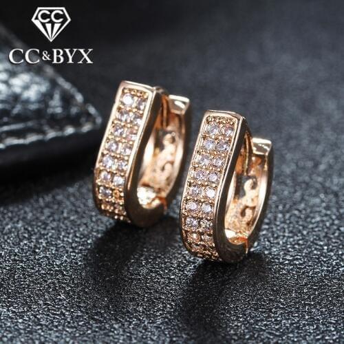 CC Fashion jewelry clip earrings for women trendy aretes de mujer crystal earring boucle d'oreille femme earring E017