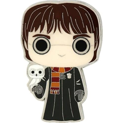 Hedwig and HP Hard Enamel Pin Badge brooch