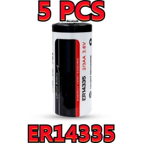 5PCS Original NEW For EVE ER14335 Smoke Alarm Detector 2/3AA 3.6V Lithium PLC Battery