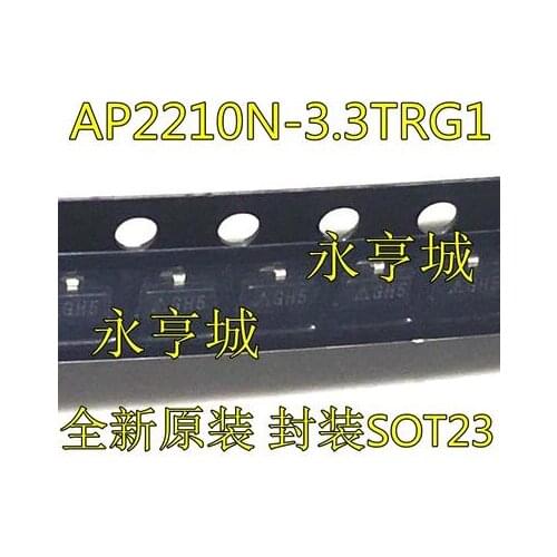 Free shipping 100PCS AP2210N-3.3TRG1 AP2210N-3.3 SOT-23