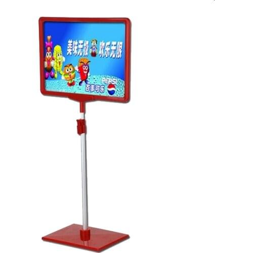 Free shipping Supermarket price tag desktop display stand rack POP shelf billboard A3/A4/A5 promotional card stacking bracket