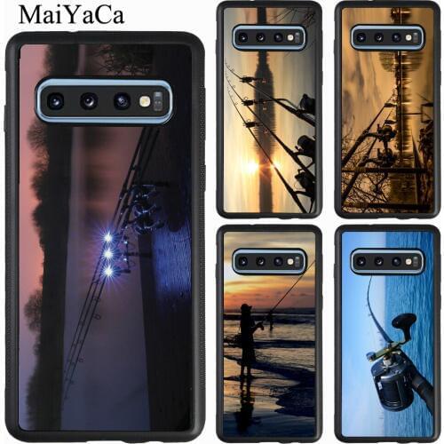 CARP FISHING RODS Case For Samsung Galaxy A71 A51 A21S A40 A50 A70 A20e A31 M21 S9 S10 S20 Plus Note 20 Ultra