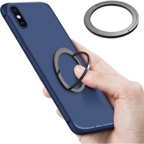 Magnetic Ring Phone Holder Portable Round Metal Business Lazy Stand Foldable Desk Stable Bracket For Tablet Samsung iPhone 12