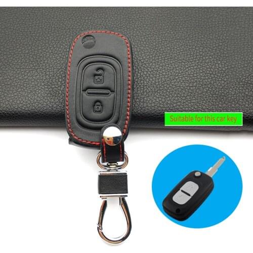 For Renault 100% leather car key case key cover For LADA Priora Sport Sedan Kalina Granta Vesta X-Ray X-Ray For Benz Key cases