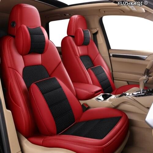 FUZHKAQI Custom Leather car seat cover For LEXUS RX270 RX350 RX450h RX300 RX330 RX400h RX200 NX200 NX300 NX300h seat cover cars