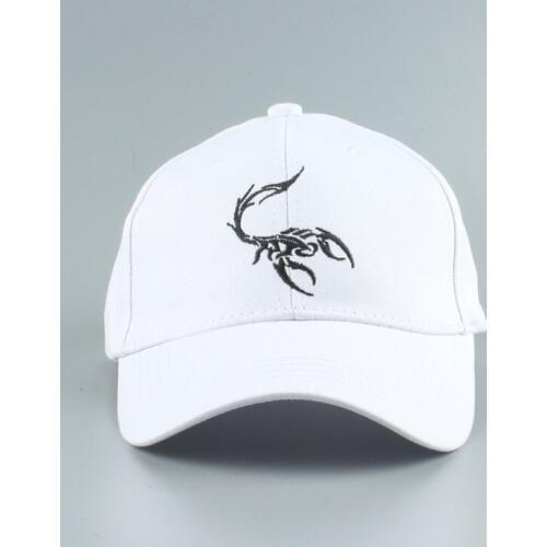 Summer Baseball Cap Men Women Snapback Hat Embroidery Animal Cap Trucker Hat Dad Hat Scorpion Hip Hop White Black Cap
