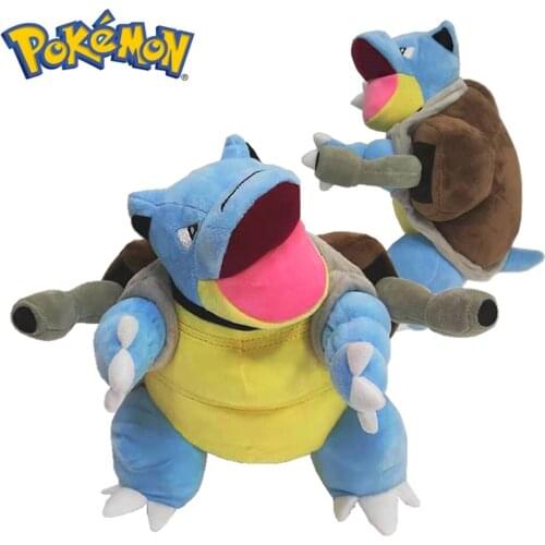 30CM Pokemon Blastoise Plush Doll Kawaii Anime Pokémon Short Stuffed Figure Cute Cartoon Model Dolls Toys Girl Birthday Kid Gift