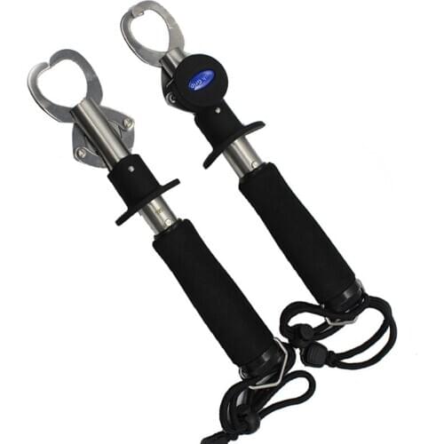 Stainless steel handle fish control fish catching device take fish control fishing pliers with scales and ruler pliers