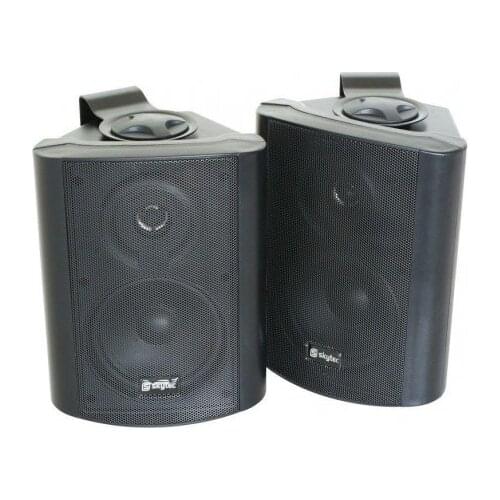 Skytec-stereo speaker set, 2 way, 100W MAX, black Color, couple, includes support, shipping from Spain