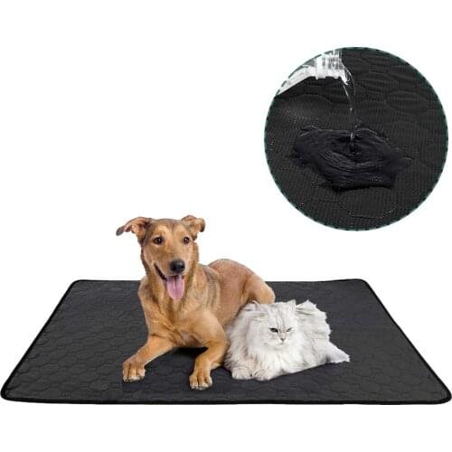 Waterproof Puppy Pee Pads Pet Pee Mats Washable Dog Training Pads Highly Absorbent Reusable Dog Sleeping Mats Dog Car Seat Cover