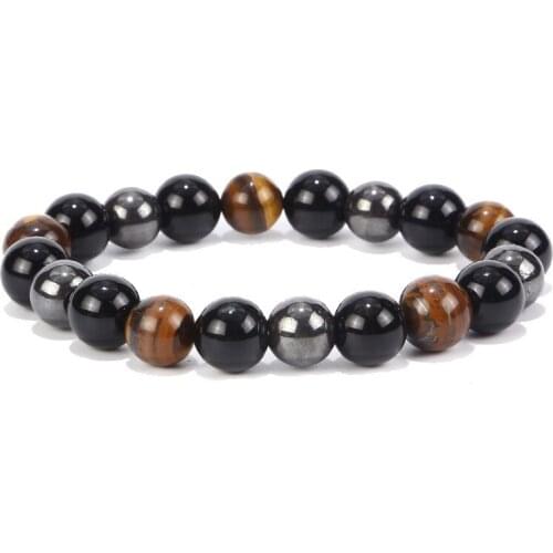 High quality tiger eye stone bracelet 10mm jewelry bracelet bracelet men beads gift wholesale bulk friendship bracelets