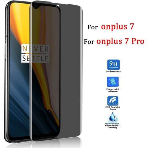 3Pcs Tempered Glass For Oneplus 7 Pro Glass Screen Protector Protective Cover For Oneplus 6 6T Glass On For Oneplus7 Safety Film