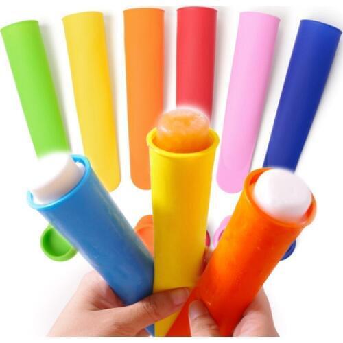 2 pieces Ice Pop Mold food grade Silicone Popsicle maker Frozen tray DIY Ice Cream Tools Jelly Lolly mold