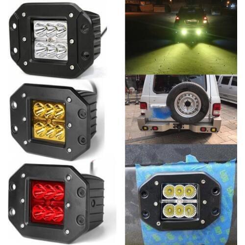 4WD Car Bumper led work light 12v 24v Auto Bullbar Fog light Off road truck RV Auxiliary headlight bulb Rear Reverse tail light