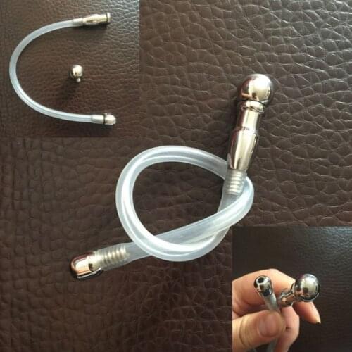 Hollow Urthral Sounds Dilators Soft Tube Urethra Stimulation Insert Masturbator Penis Plug Chastity Catheter Sex Toys for Men