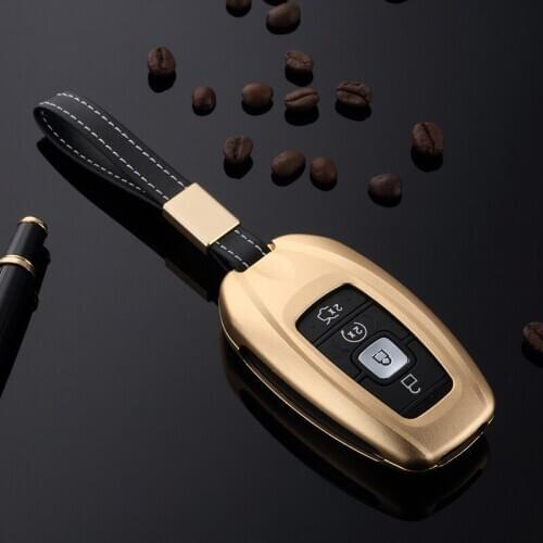 Aluminium Alloy Key Shell Cover for Car Case For Lincoln MKC MKZ MKX NAVIGATOR 2017 2018 2019 Fob Key Car-Styling