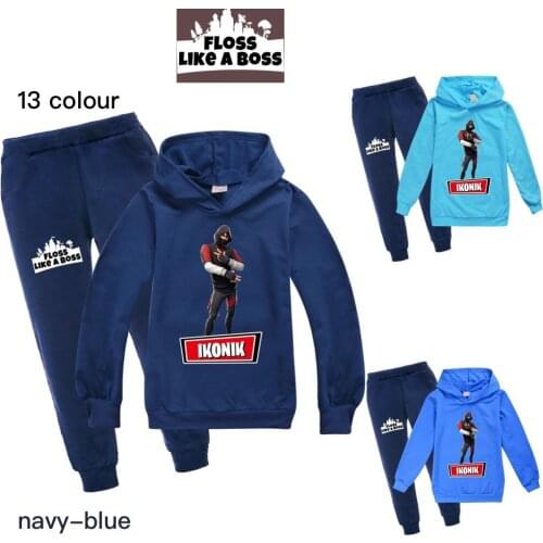 Fortnites Print T Shirt Clothes Children Spring Long Sleeve Sports Sweatshirts Toddler Boys Girls Hoodies Baby Pant Set