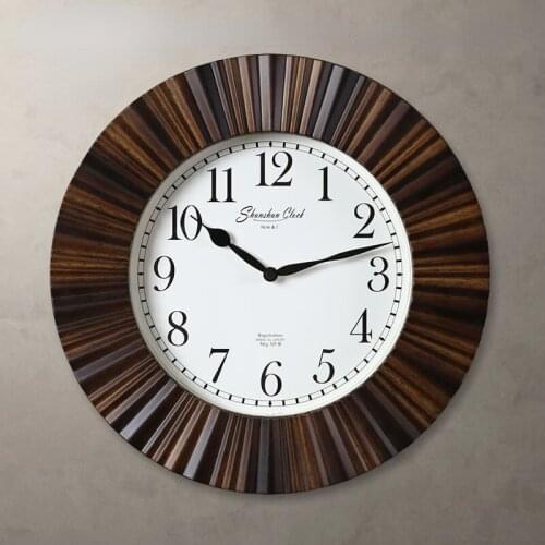 Creative living room wall clock wall watch decorative clock modern simple household restaurant clock American Clock clock wall