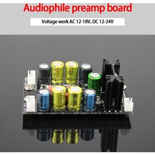 KYYSLB DC 12-24V AC AC12-18V New NE5532 Fever Audio Preamp Board Amplifier Module Finished Board
