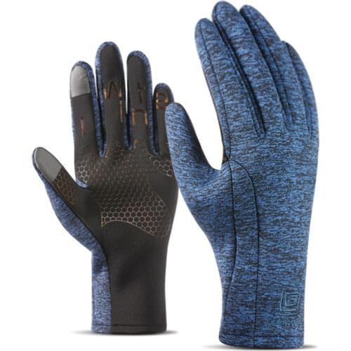 Fashion Waterproof Gloves For Men Sports Cycling Touch Screen Elastic Winter Ski Gloves Non-slip Warm Male Gloves For The Cold