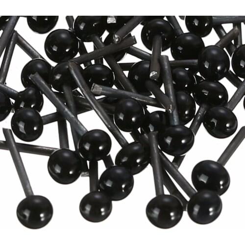 2/3/4mm 150 Pairs Toys Eye Black Glass Safety Eyes Durable Parts for Teddy Bear Dolls Plush Animal Toy