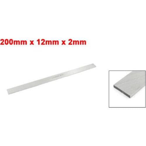 200 x 12 x 2mm HSS Rectangle Lathe Turning Tool Bit Boring Bar Fly Cutter Gray Used for turning, boring out, grooving