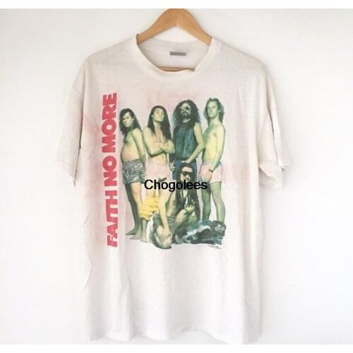 RaRe 1990 Faith No More Vintage Tour Band Rock Tee Shirt 90s