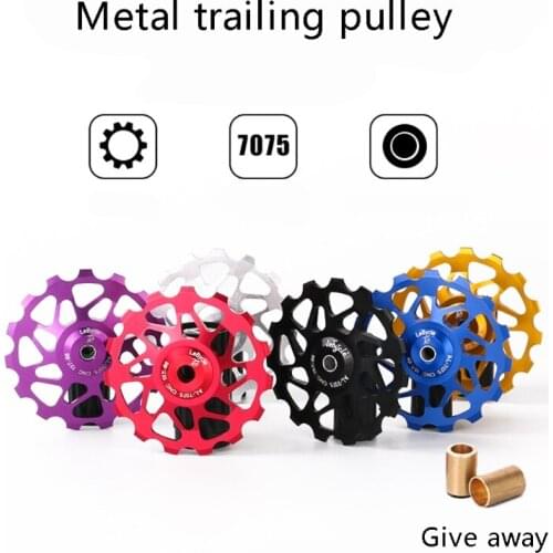 T4MF Aluminum Sealed Bearing Jockey Wheel Rear Derailleur Pulley 11T 13T 15T for MTB Road Bike