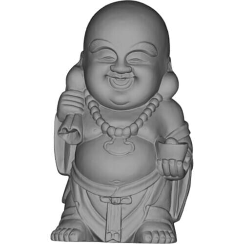 Bag smile Buddha Silicone Candle Mold 3D Silicone Mould for Candle Making Decorating Resin Epoxy Aroma Gypsum Crafts Molds