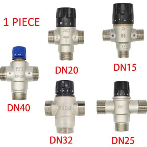 Thermostatic mixing valve shower mixer 1/2 3/4 1 1-1/4 1-1/2 inch for faucet taps kitchen bath