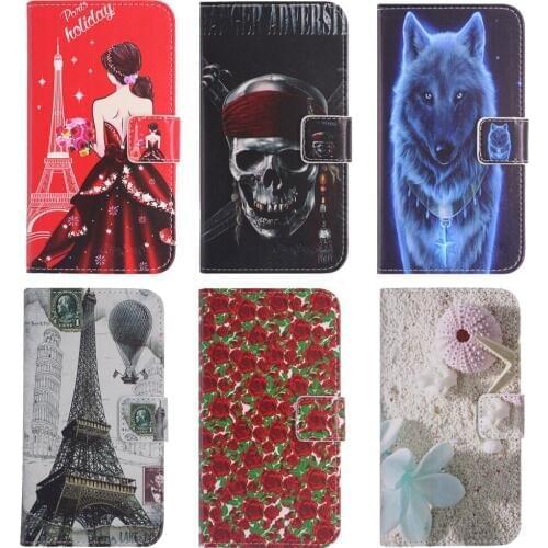 TienJueShi Fashion Flip Book Design Protect Leather Cover Shell Wallet Etui Skin Case For Cubot Max 6 inch