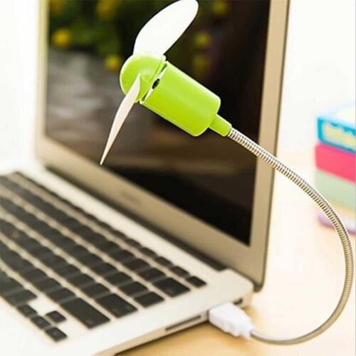 USB Mini Fan Notebook Desktop Cooling Fan Cooler Plastic Easy to carry Air Conditioning Appliances For Computer and power Bank