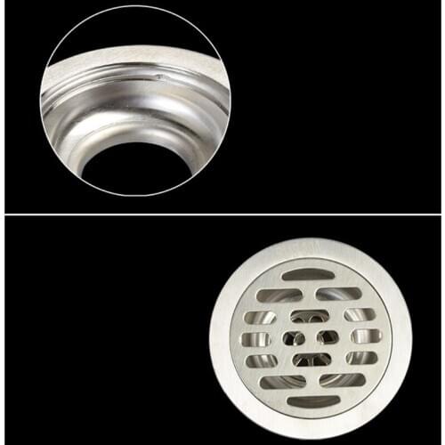 Stainless Steel Insert Round Floor Waste Bathroom Floor Drain Fast Drainage