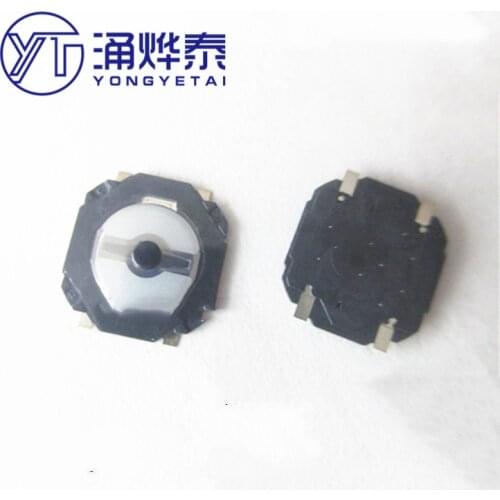 YYT 10PCS Tact switch 7.5*7*0.6 large membrane button micro-movement table patch 4Pin pot slice
