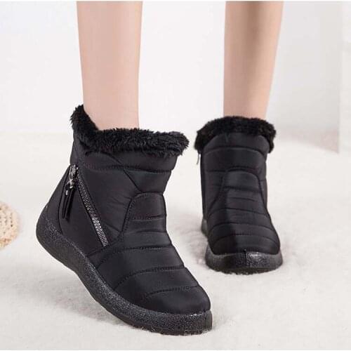 Women Boots Classic Winter Boots Women Plus Size Snow Botas Mujer Keep Warm Winter Shoes Woman Plush Ankle Boots Shoes Female