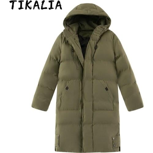 Winter Jacket Men Long Parkas Puffer Jacket Men Thicken Long Overcoat Men Outwear Warm Coat Hooded Windproof Coat Plus Size