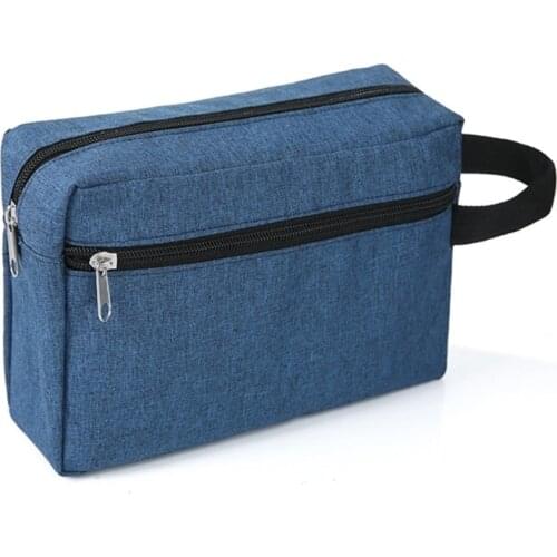 066C Travel Waterproof Oxford Toiletry Wash Storage Hand Bag Women Men Large Shaving Case Portable Shower Cosmetic Organizer