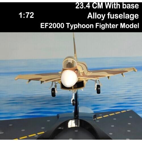 1:72 EF2000 Typhoon Fighter Model Toys Saudi Air Force Static Simulation Product 37142 Aircraft Airplane Adult Aviation Plane