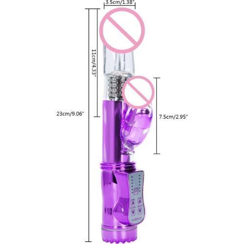 12 Speeds Vibration Rotation Rabbit Vibrators Female Masturbator G Spot Vibrator Massager Women Adult Sex Product