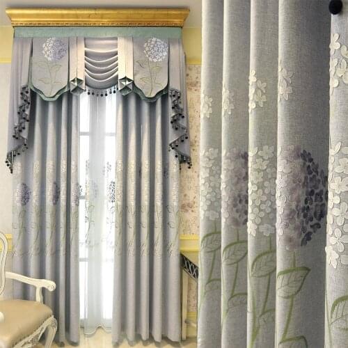 2021 European Style Blackout Fabric Curtains Modern Minimalist Custom Curtain Products Curtains for Living Dining Room Bedroom