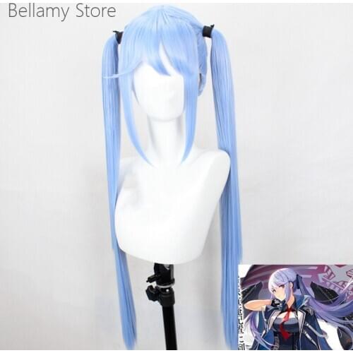 Azur Lane Essex Heat Resistant Cosplay Costume hairwear Wig+Wig Cap