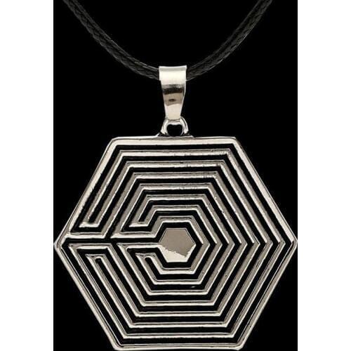 EXO Necklace KPOP Overdose Logo The Underdogs, Kenzie, Yoo Han Jin The Maze Runner The Scorch Trials Pendant Jewelry Wholesale